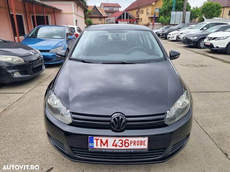 Second-hand VW Golf VI Trendline 80 CP (58 kW) 2010 Negru Hatchback