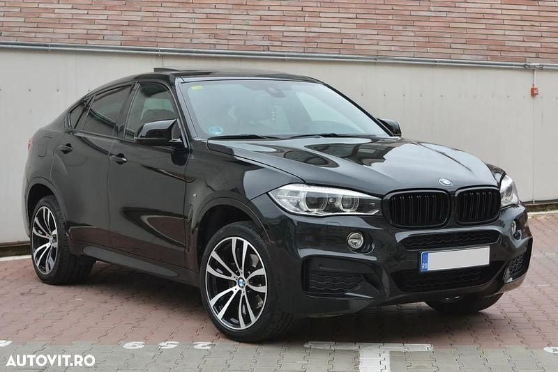 Negru Utilizat 2015 BMW X6 SUV | 25.999 EUR (Preț bun) - Imagine 1/4