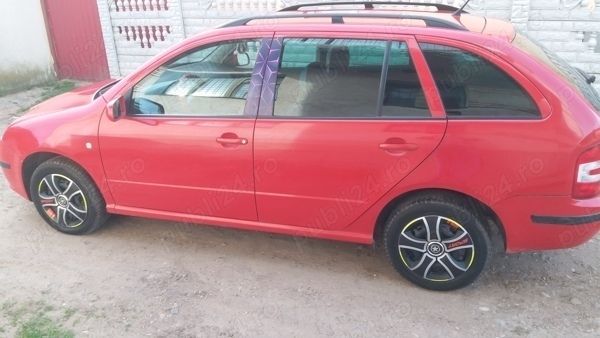 Second-hand Skoda Fabia 54 CP (39 kW) 2008 Rosu Hatchback