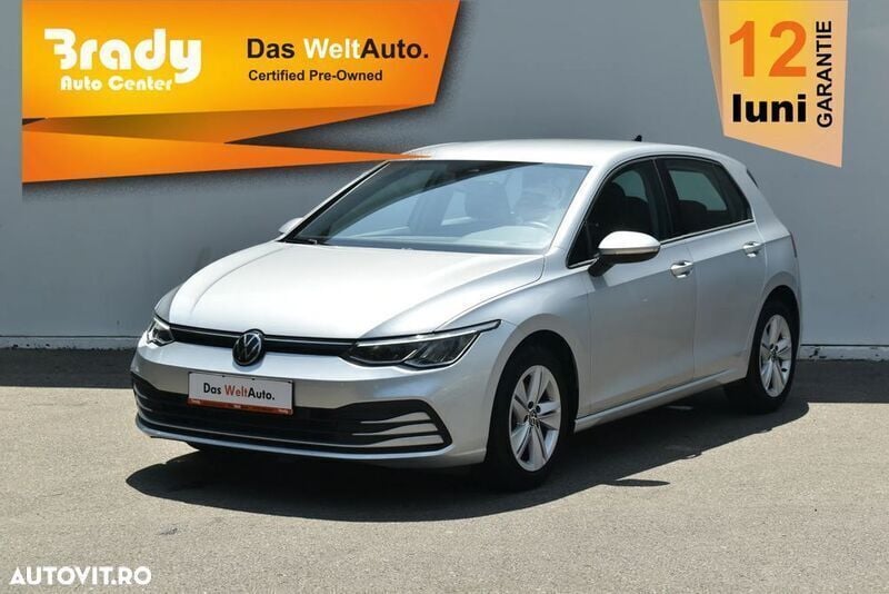 Argint Utilizat 2020 VW Golf VIII Life Hatchback | 16.249 EUR (Preț OK) - Imagine 1/2