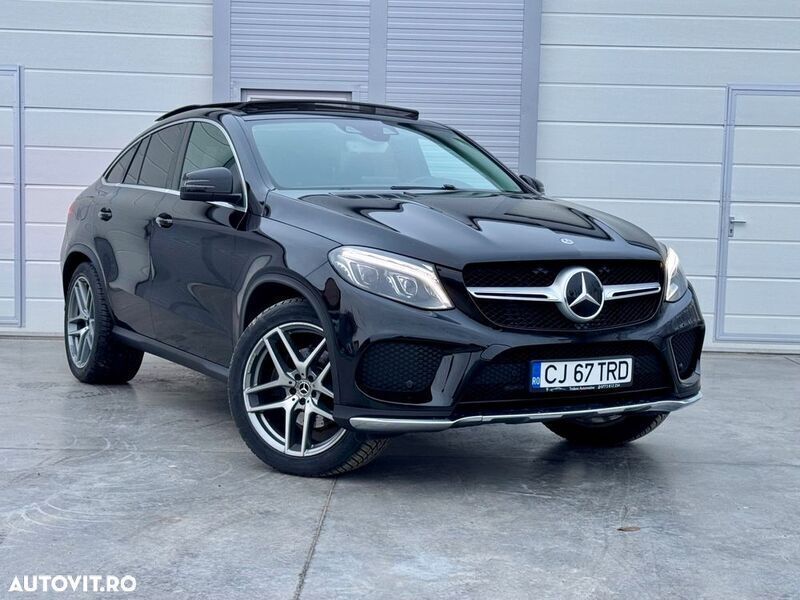 Negru Utilizat 2018 Mercedes GLE350 Coupe | 36.500 EUR (Preț OK) - Imagine 1/4