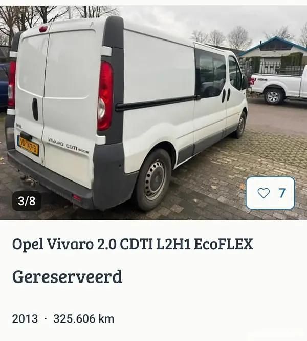 Second-hand Opel Vivaro 114 CP (83 kW) 2013 Monovolum