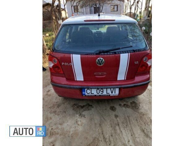 Rosu Utilizat 2003 VW Polo Hatchback | 2.000 EUR (Puțin scump) - Imagine 1/4