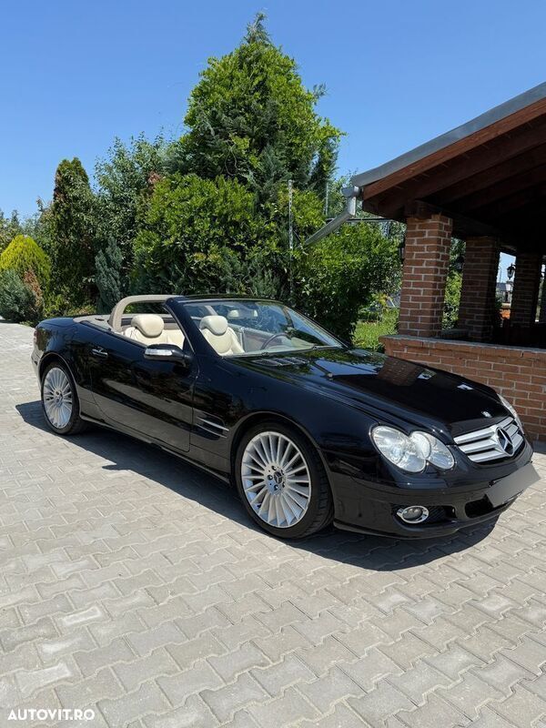 Negru Utilizat 2006 Mercedes SL350 Cabrio | 21.000 EUR - Imagine 1/4