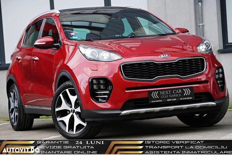 Culoarerosu Utilizat 2017 Kia Sportage GT-Line SUV | 16.550 EUR (Puțin scump) - Imagine 1/4
