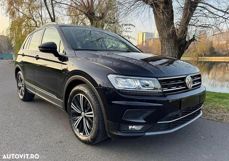 Culoarenegru Utilizat 2018 VW Tiguan Highline SUV | 16.000 EUR (Preț bun) - Imagine 1/4
