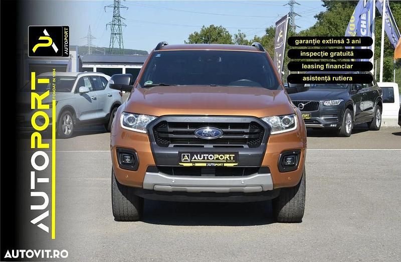 Culoareportocaliu Utilizat 2019 Ford Ranger Wildtrack Pickup | 25.991 EUR (Preț OK) - Imagine 1/4