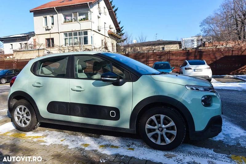 Second-hand Citroën C3 82 CP (60 kW) 2017 Culoareverde Hatchback