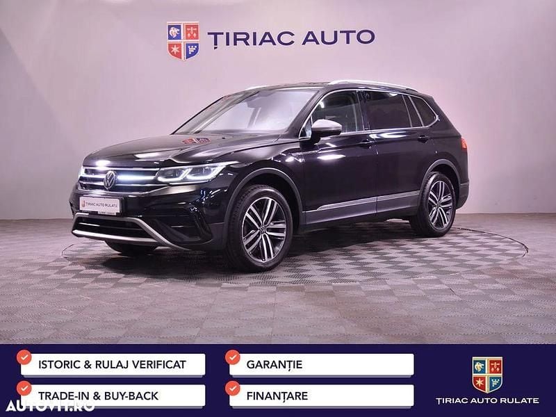 Culoarenegru Utilizat 2022 VW Tiguan Allspace Comfortline SUV | 27.901 EUR (Preț OK) - Imagine 1/4