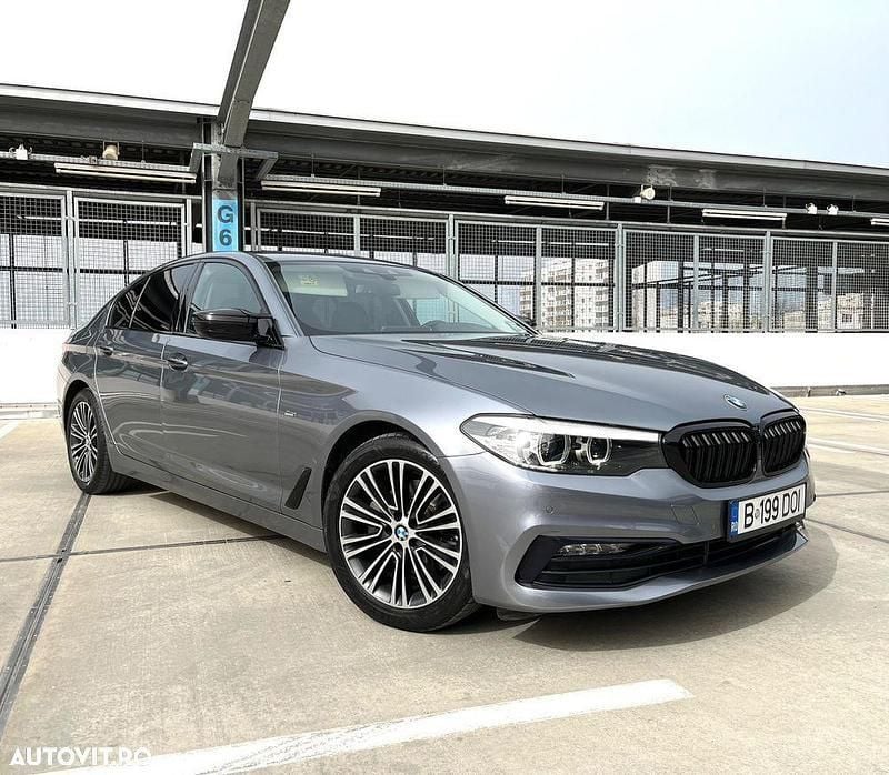 Gri Utilizat 2018 BMW 520 Sport Line Berlinǎ | 19.900 EUR (Preț bun) - Imagine 1/4