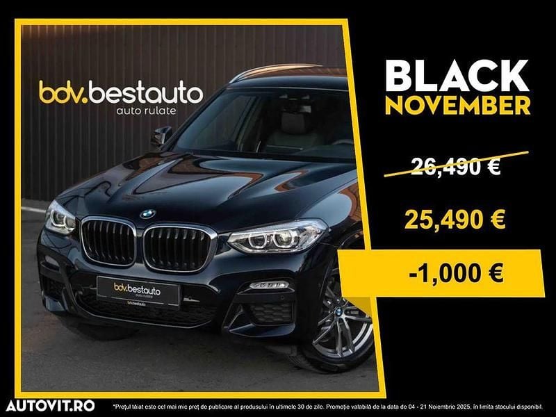 Culoarenegru Utilizat 2019 BMW X3 M Sport SUV | 25.490 EUR (Preț OK) - Imagine 1/4