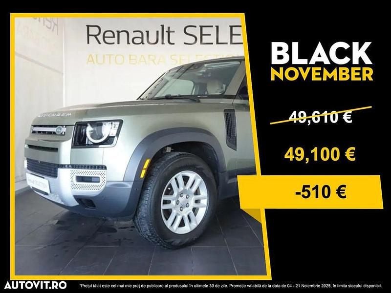 Culoareverde Utilizat 2021 Land Rover Defender HSE SUV | 49.101 EUR (Super Preț) - Imagine 1/4