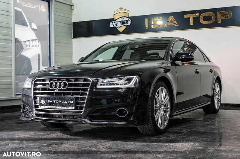 Culoarenegru Utilizat 2017 Audi A8 Berlinǎ | 25.499 EUR (Super Preț) - Imagine 1/4