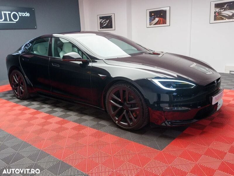 Negru Utilizat 2023 Tesla Model S Plaid Berlinǎ | 79.990 EUR - Imagine 1/4