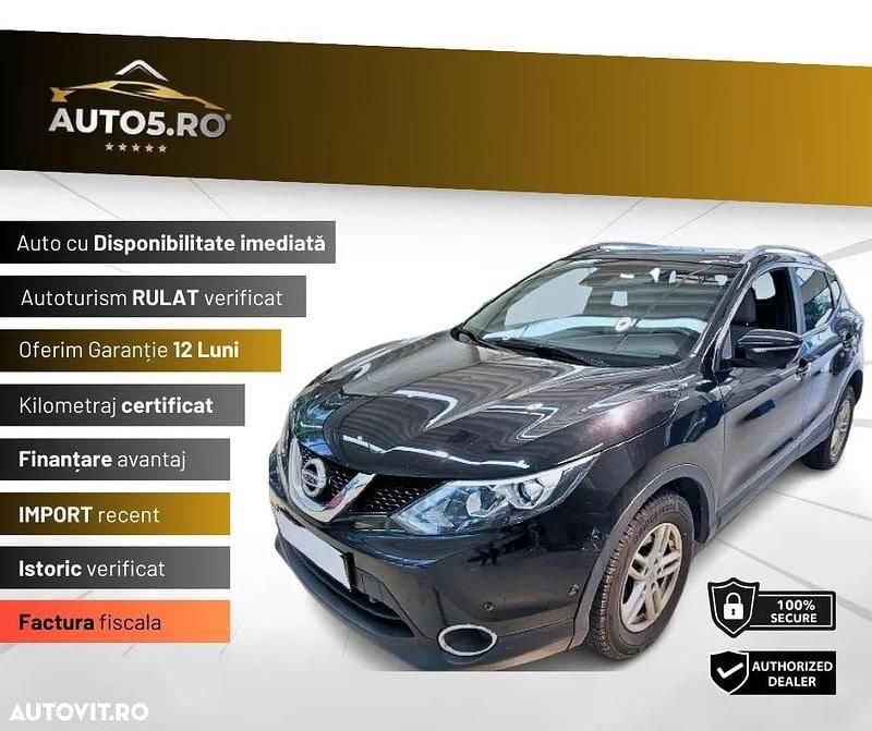 Culoarenegru Utilizat 2014 Nissan Qashqai Tekna SUV | 11.683 EUR (Preț OK) - Imagine 1/4