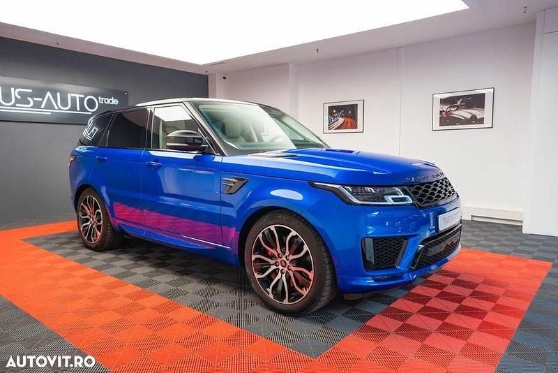 Albastru Utilizat 2021 Land Rover Range Rover Sport HSE Dynamic SUV | 49.000 EUR (Preț bun) - Imagine 1/4