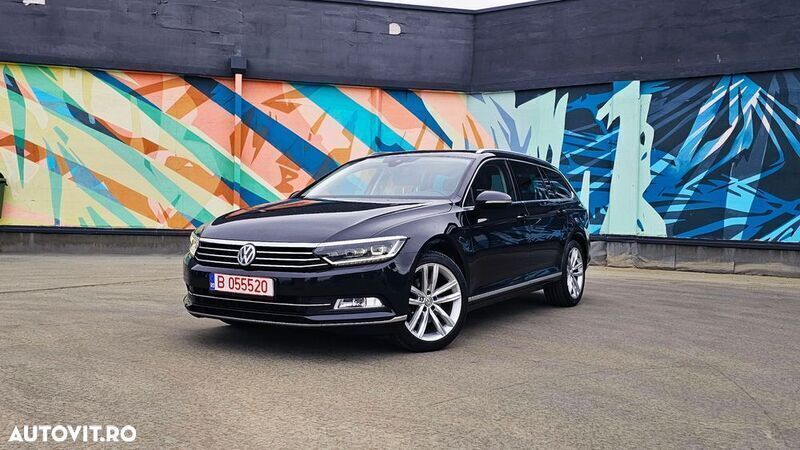 Negru Utilizat 2017 VW Passat Highline Break | 15.900 EUR (Preț OK) - Imagine 1/4