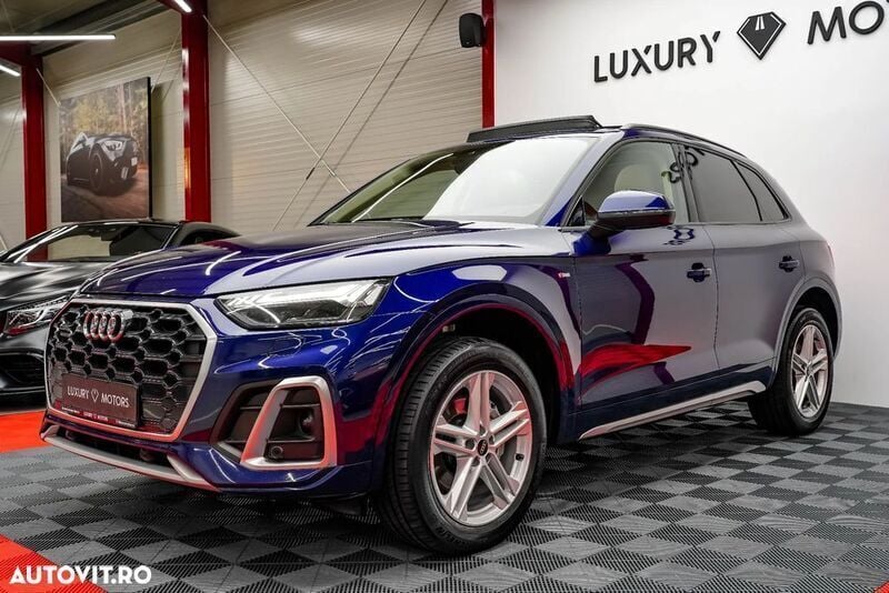 Albastru Utilizat 2021 Audi Q5 Design SUV | 38.080 EUR (Scump) - Imagine 1/4
