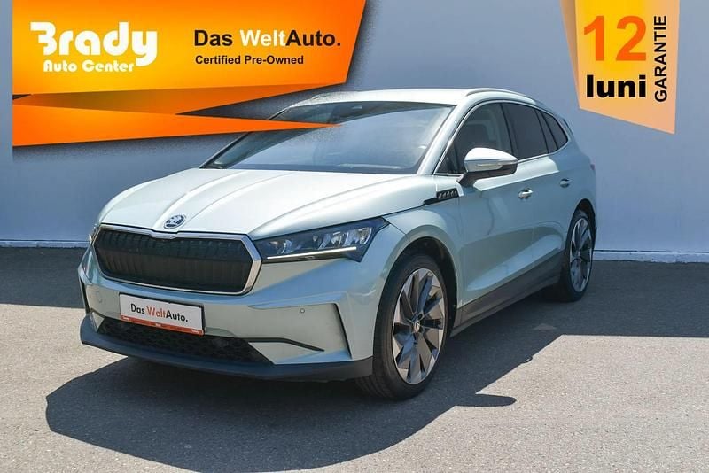 Gri Utilizat 2021 Skoda Enyaq iV SUV | 26.899 EUR (Scump) - Imagine 1/4