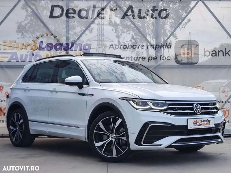 Culoarealb Utilizat 2021 VW Tiguan R-line SUV | 33.990 EUR - Imagine 1/4
