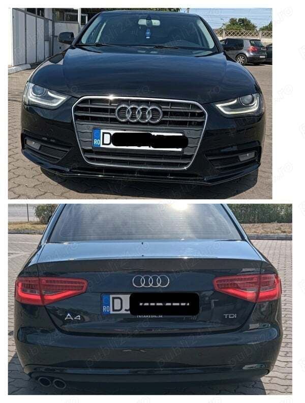 Second-hand Audi A4 S-Line 177 CP (130 kW) 2014 Negru Berlinǎ