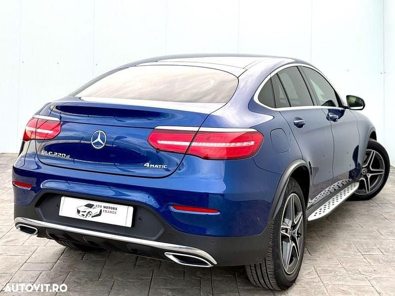 Second-hand Mercedes GLC220 AMG line 170 CP (125 kW) 2017 Culoarealbastru Coupe