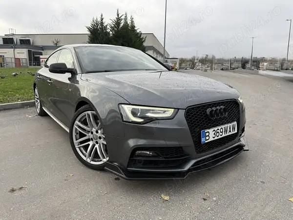 Gri Second-hand 2015 Audi A5 Sportback S-Line Hatchback | 16.500 EUR (Preț OK) - Imagine 1/4