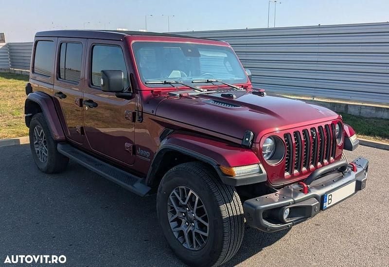Culoarerosu Utilizat 2022 Jeep Wrangler Sahara SUV | 49.950 EUR (Preț bun) - Imagine 1/4