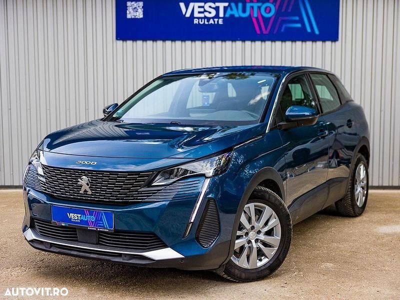 Culoarealbastru Utilizat 2021 Peugeot 3008 SUV | 17.689 EUR (Preț OK) - Imagine 1/4