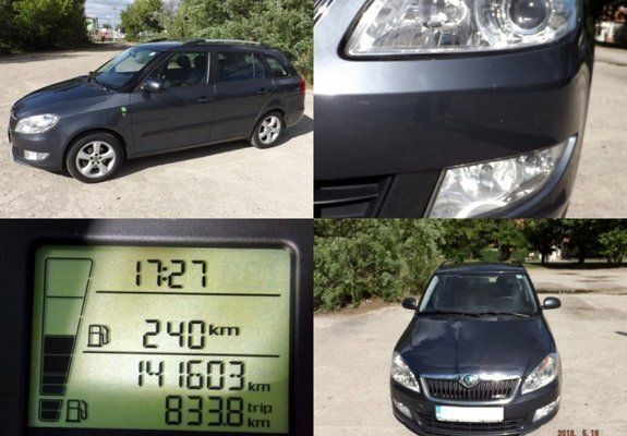 Gri Utilizat 2012 Skoda Fabia Break | 4.700 EUR (Puțin scump) - Imagine 1/4