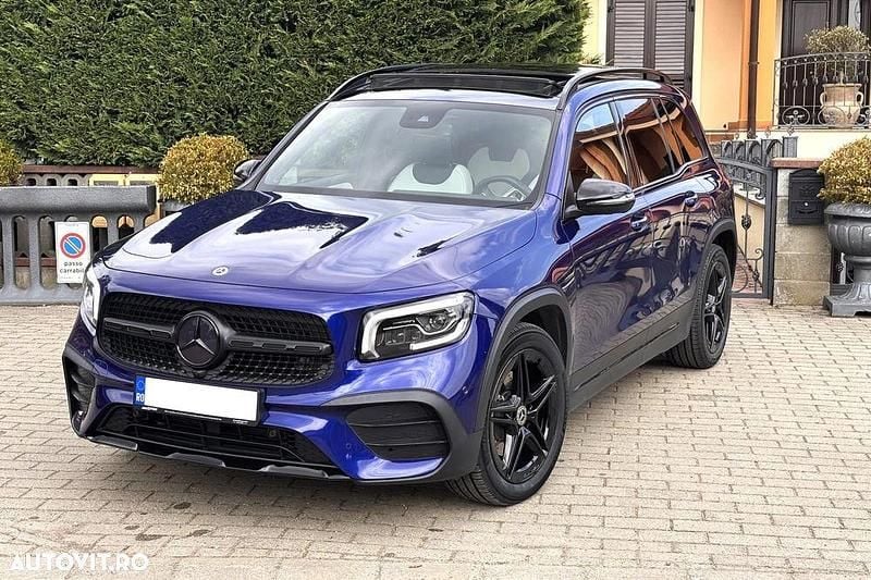 Culoarealbastru Utilizat 2021 Mercedes GLB200 Advanced Plus SUV | 33.500 EUR (Scump) - Imagine 1/4