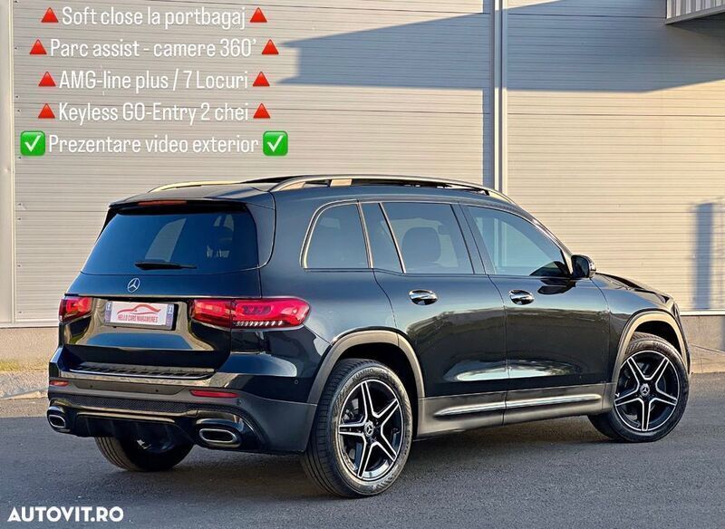 Second-hand Mercedes GLB220 AMG line 190 CP (139 kW) 2021 Negru SUV
