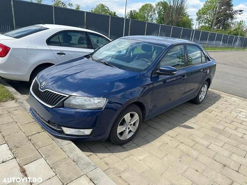 Albastru Utilizat 2016 Skoda Rapid Berlinǎ | 4.900 EUR (Preț OK) - Imagine 1/4