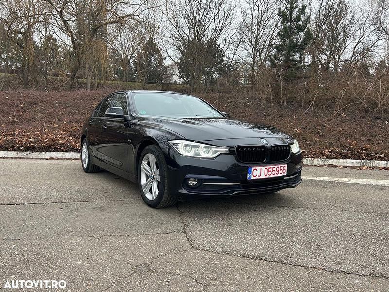 Negru Utilizat 2017 BMW 320 Sport Line Berlinǎ | 14.999 EUR (Super Preț) - Imagine 1/4