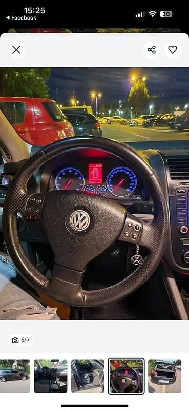 Negru Utilizat 2006 VW Golf V Hatchback | 2.100 EUR (Preț bun) - Imagine 1/4