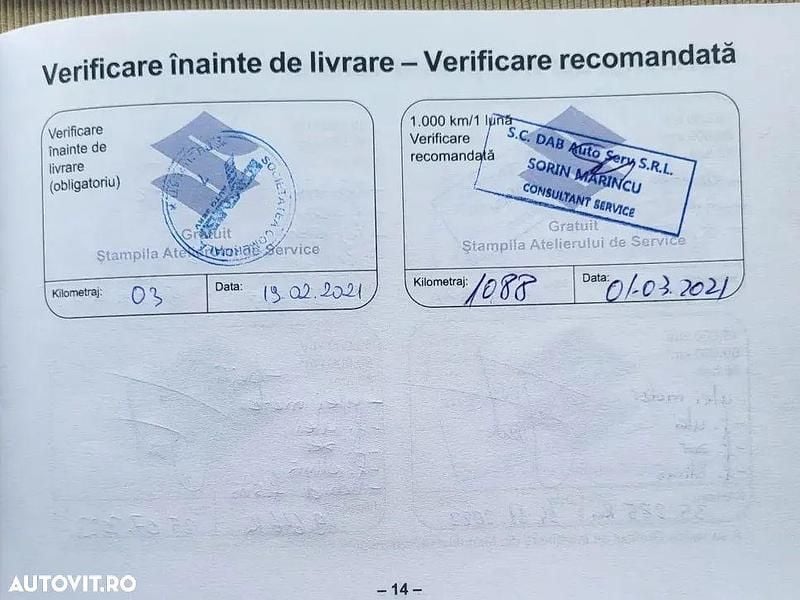 Culoarenegru Utilizat 2021 Suzuki Vitara SUV | 15.900 EUR (Preț OK) - Imagine 1/4