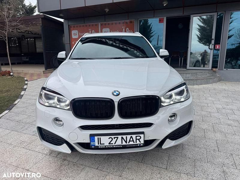 Second-hand BMW X6 258 CP (189 kW) 2015 Culoarealb SUV