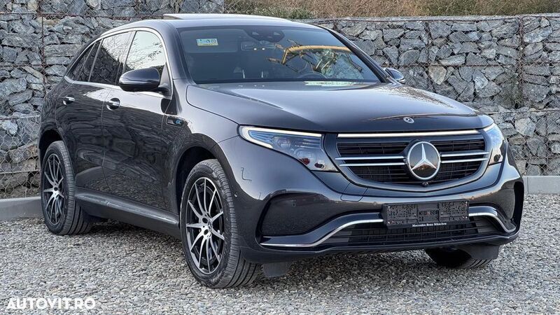 Gri Utilizat 2021 Mercedes EQC400 SUV | 39.999 EUR - Imagine 1/4