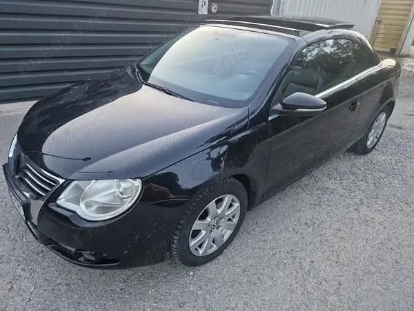 Negru Utilizat 2008 VW Eos Cabrio | 3.700 EUR (Preț OK) - Imagine 1/4