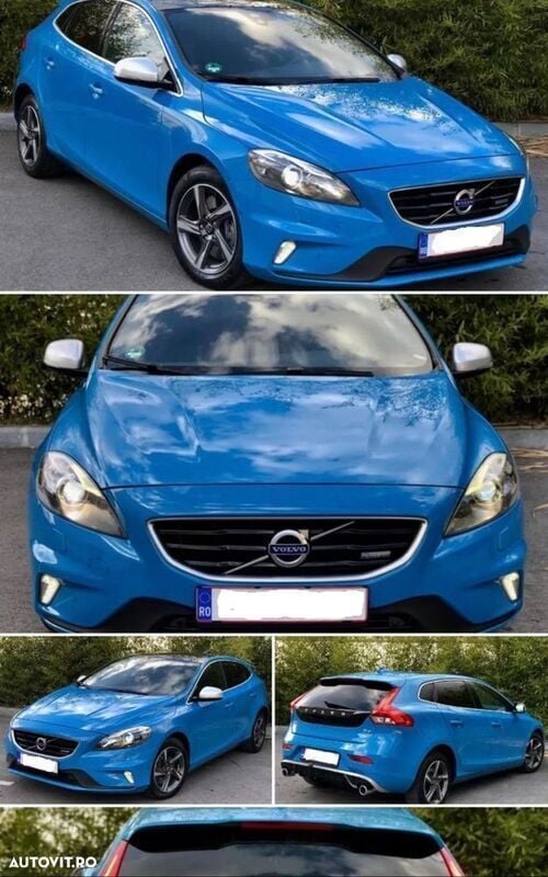 Albastru Utilizat 2014 Volvo V40 R-Design Break | 8.200 EUR (Preț OK) - Imagine 1/4