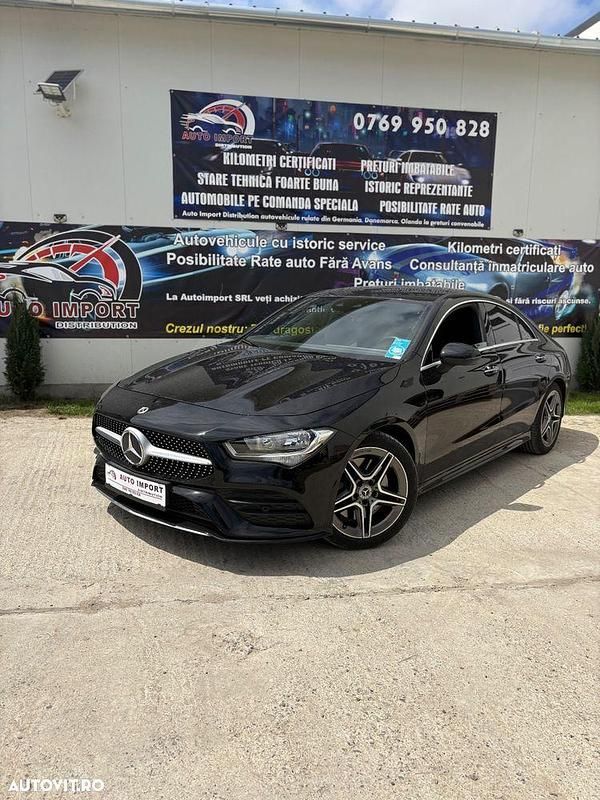 Negru Utilizat 2019 Mercedes CLA250 Berlinǎ | 23.450 EUR (Preț bun) - Imagine 1/4