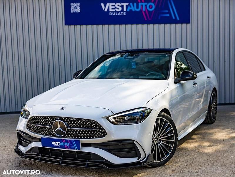 Culoarealb Utilizat 2021 Mercedes C200 AMG line Berlinǎ | 41.490 EUR - Imagine 1/4