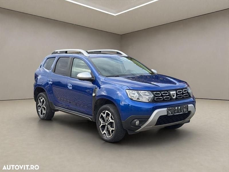 Culoarealbastru Utilizat 2021 Dacia Duster Prestige SUV | 12.300 EUR (Preț bun) - Imagine 1/4