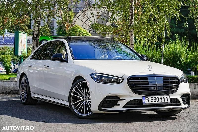 Second-hand Mercedes S580 503 CP (369 kW) 2023 Culoarealb Berlinǎ