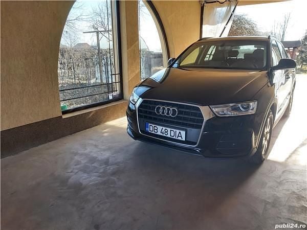 Negru Utilizat 2016 Audi Q3 SUV | 12.500 EUR (Preț bun) - Imagine 1/4