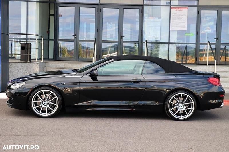 Culoarenegru Utilizat 2013 BMW 640 Cabriolet M Sport Cabrio | 19.299 EUR - Imagine 1/4