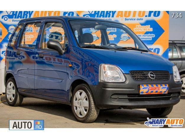 Second-hand Opel Agila 58 CP (42 kW) 2002 Albastru Hatchback