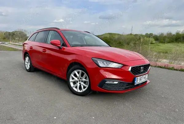 Rosu Utilizat 2021 Seat Leon Break | 12.800 EUR (Preț OK) - Imagine 1/4