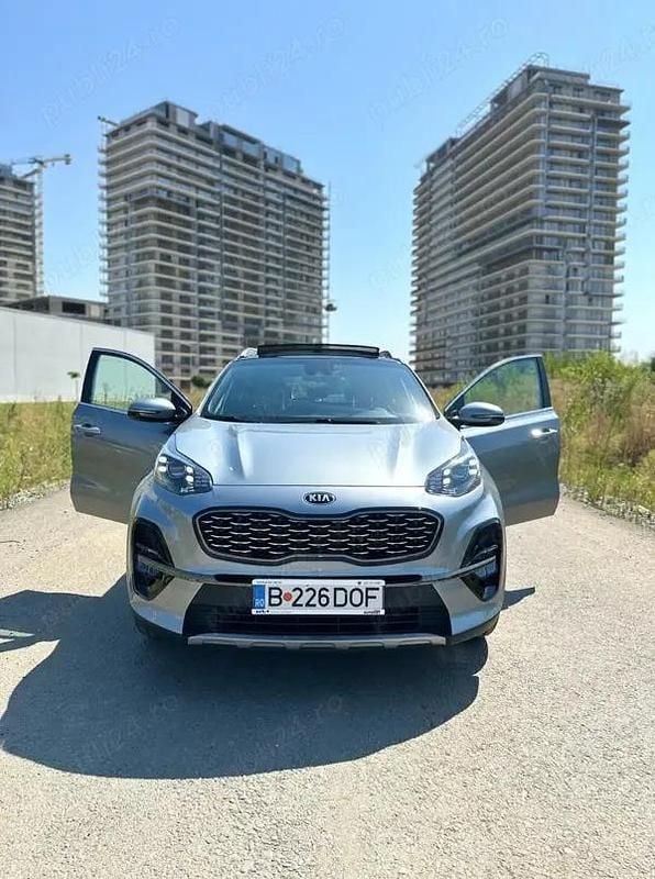Gri Utilizat 2021 Kia Sportage 2 SUV | 20.400 EUR (Preț OK) - Imagine 1/4