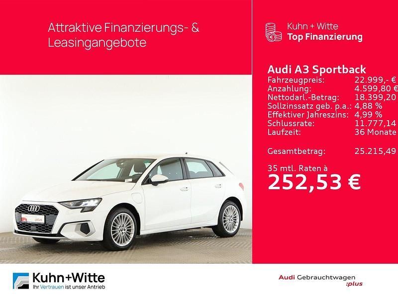 Utilizat 2022 Audi A3 Sportback e-tron Advanced Plus Hatchback | 25.607 EUR (Preț OK) - Imagine 1/1